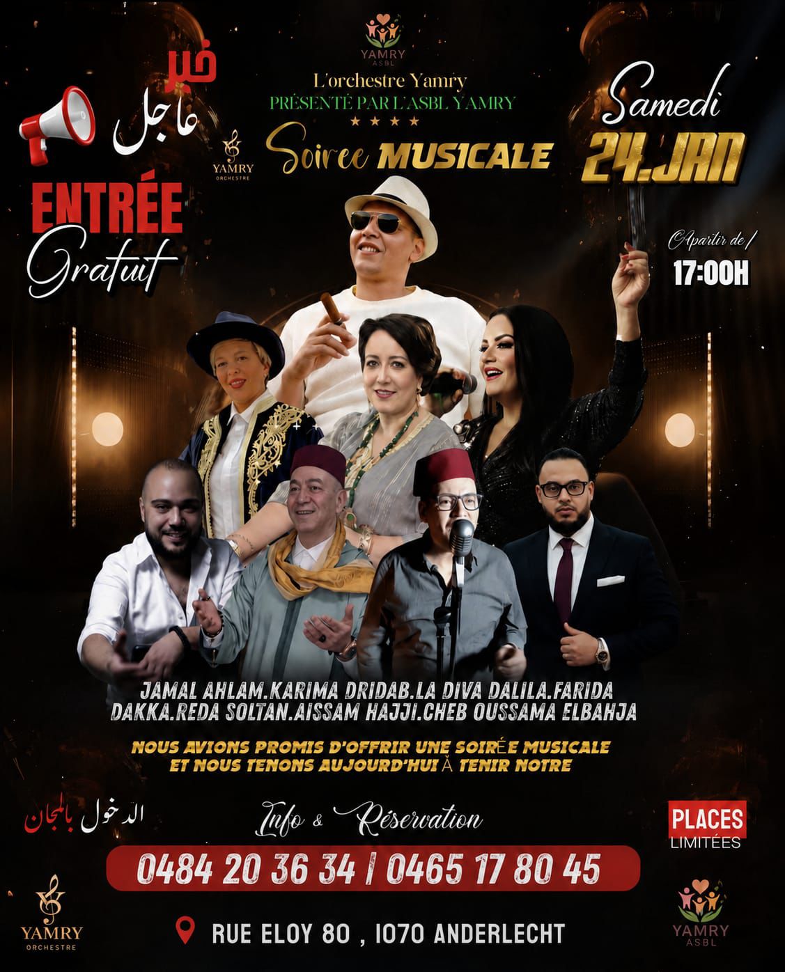Soirée Yamry ASBL du 24 janvier 2026