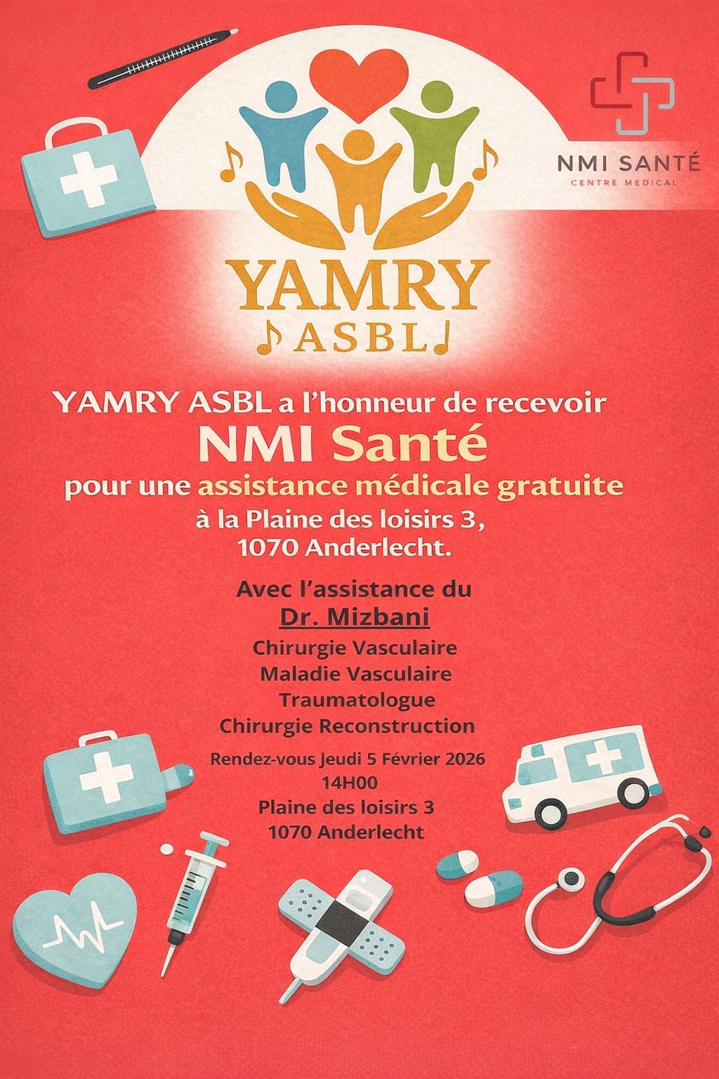 Permanence médicale Yamry ASBL – NMI Santé