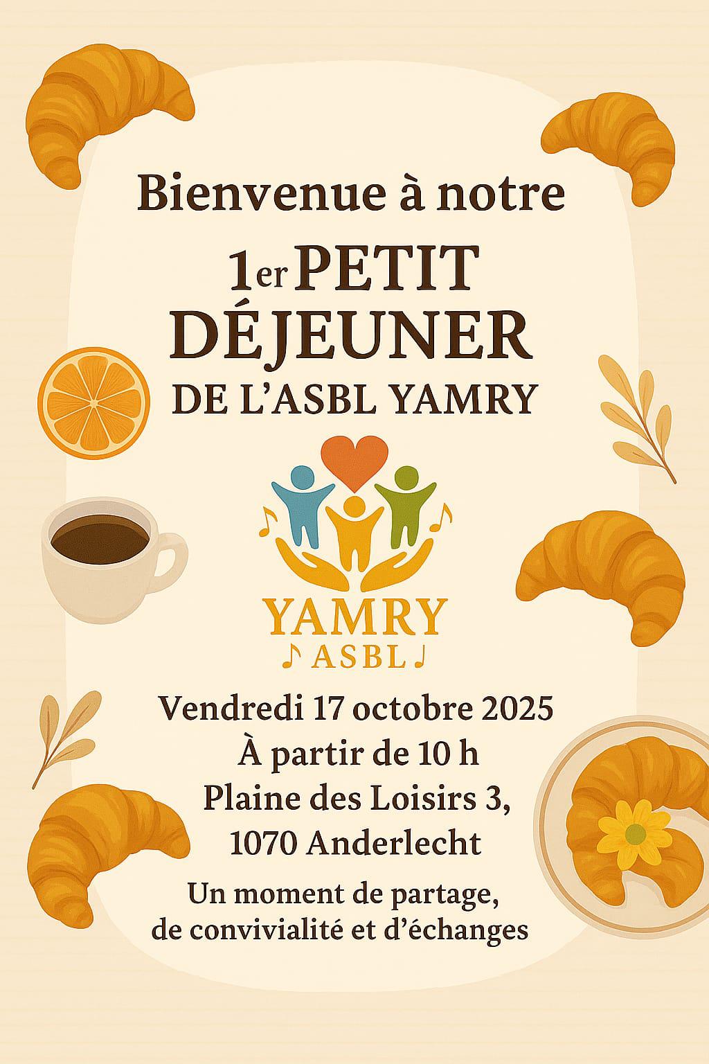 Petit-déjeuner de lancement Yamry ASBL